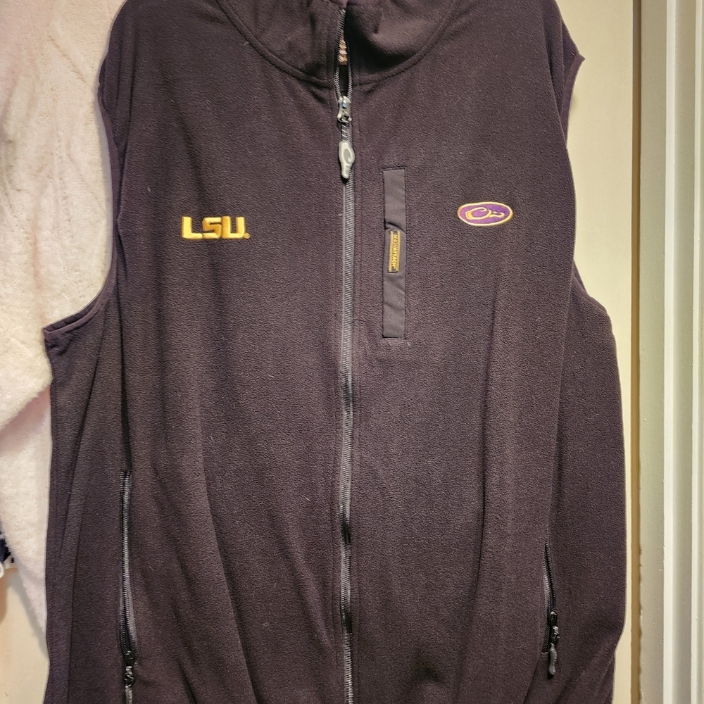 Drake Black Vest with Yellow and Purple Accents